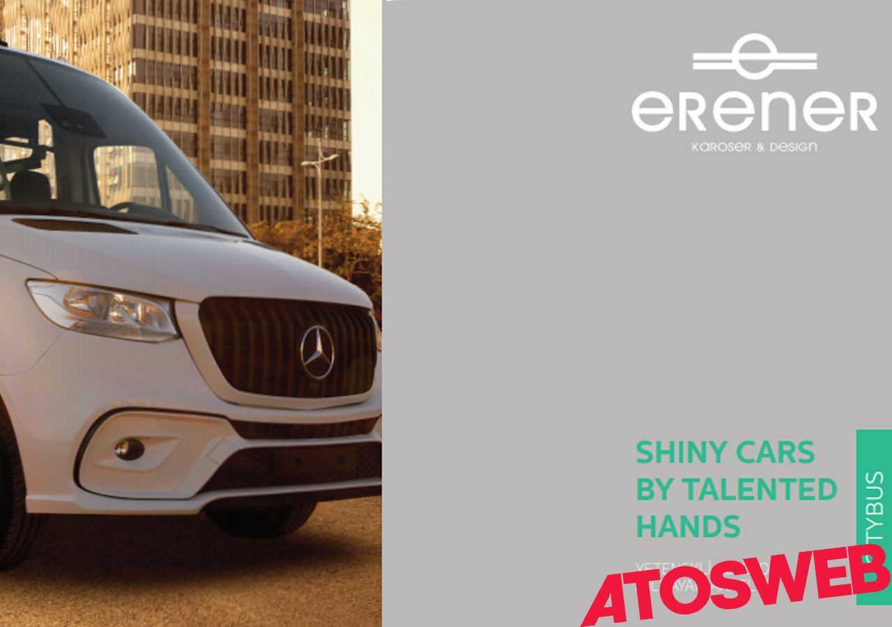Erener Otomotiv için hazırlanan katalog tasarımı
